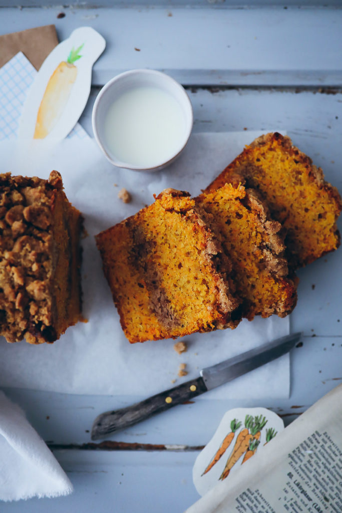 Streusel Carrot Cake Back Rezept | Zucker, Zimt und Liebe