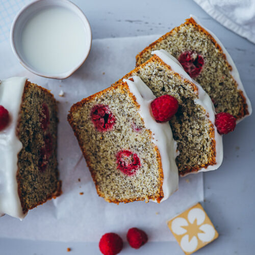Saftiger Himbeer-Kuchen mit Mohn | Zucker, Zimt und Liebe