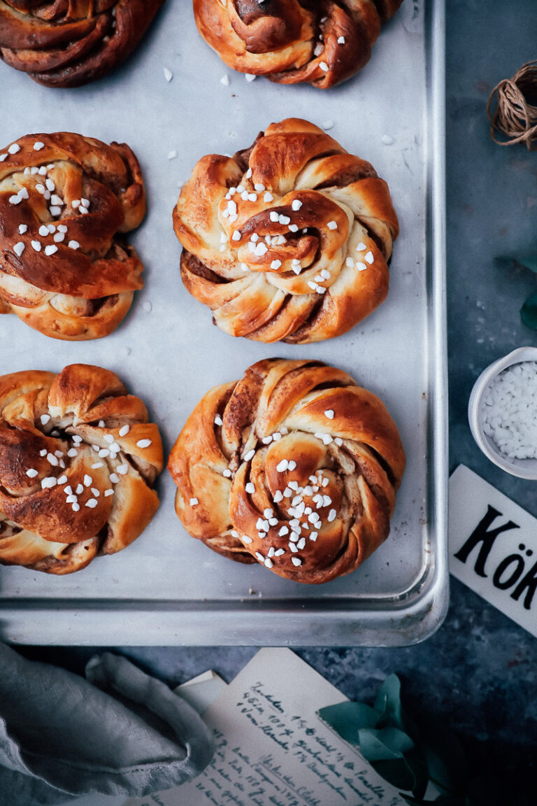 schwedische Kanelbullar Zimtschnecken Rezept