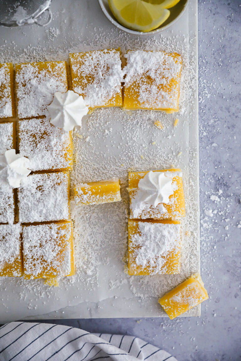 Rezept für Lemon Bars - Zitronenschnitten