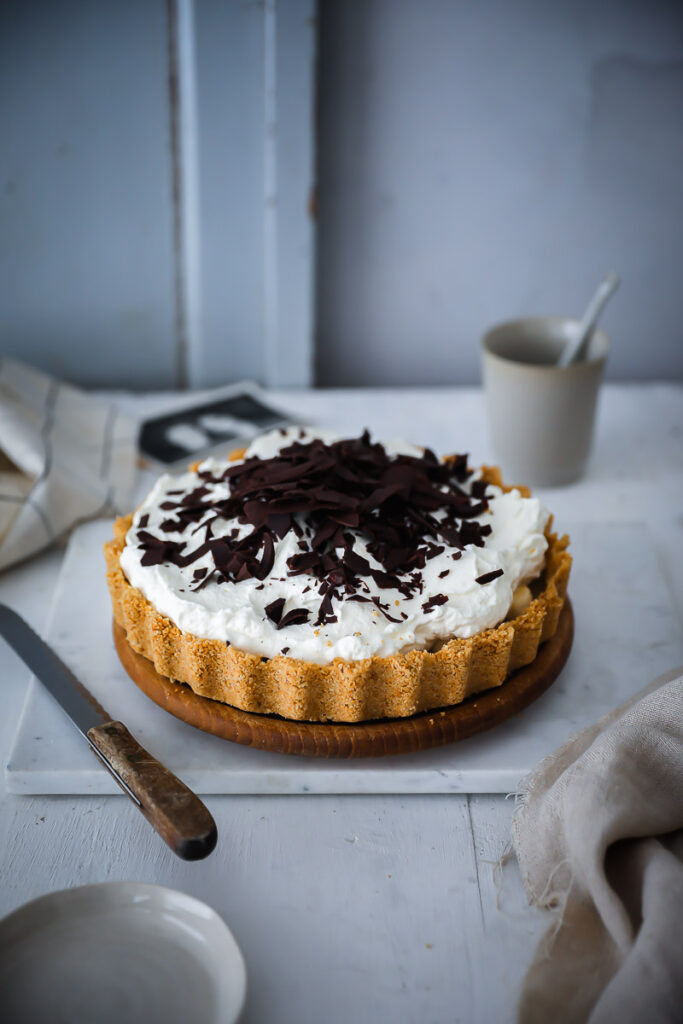 Banoffee Pie Rezept recipe zuckerzimtundliebe Backblog kuchen ohne backen sommerkuchen bananenkuchen karamell bakefeed