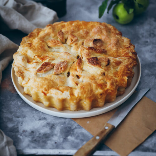Apple Pie Rezept – eine gedeckte Apfeltarte