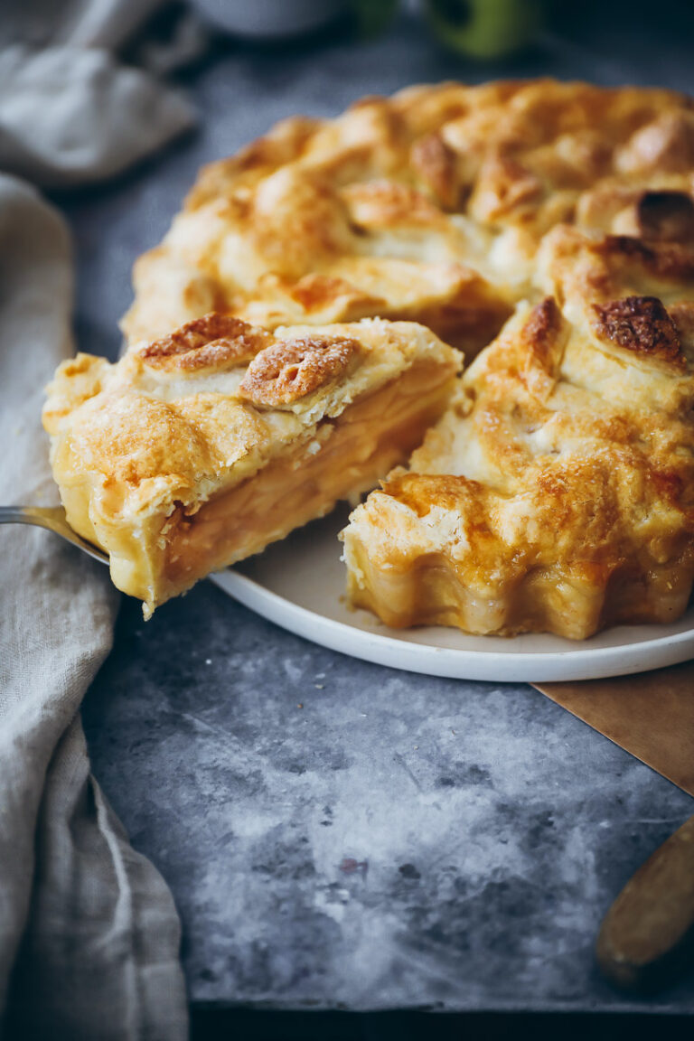 Apple Pie Rezept – eine gedeckte Apfeltarte