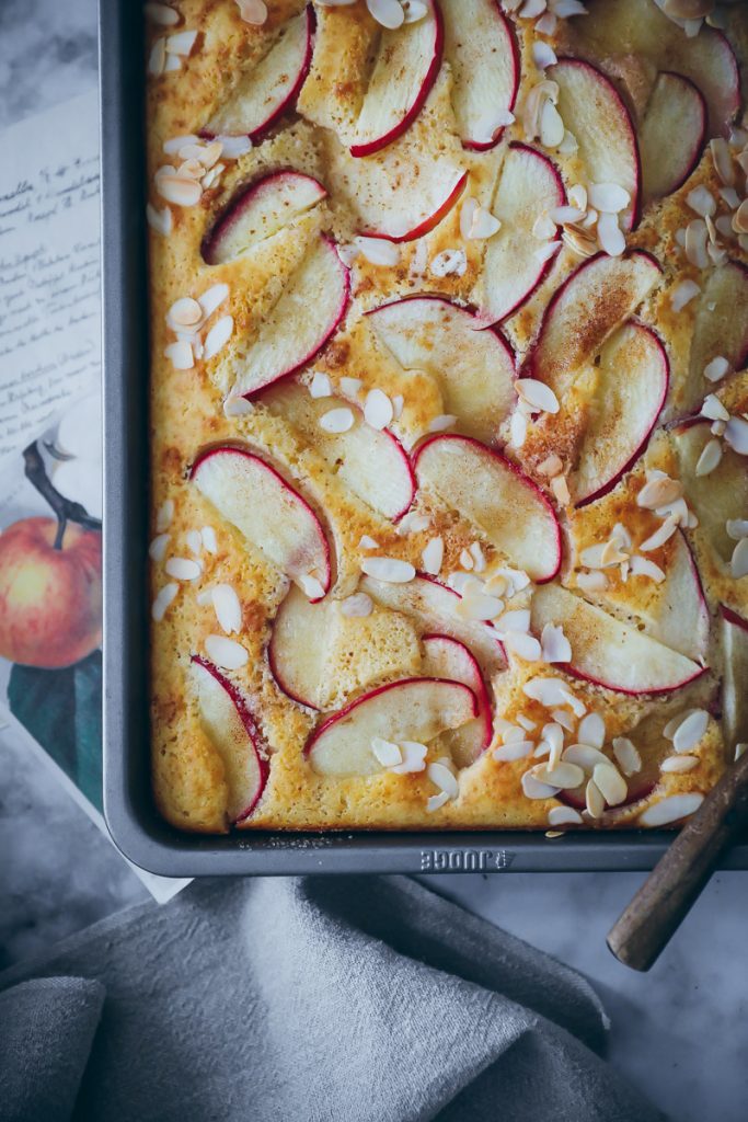 Apfel Pfannkuchen Rezept sheet pan apple pancakes Frühstück brunch rezepte einfache pancakes bakefeed feedfeed zuckerzimtudliebe foodblog backblog foodtographyschool foodstyling