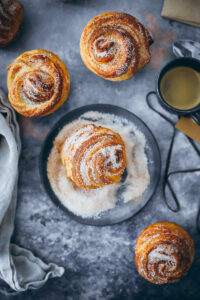 einfaches Cruffins rezept recipe Marzipanfüllung baking bakefeed feedfeed