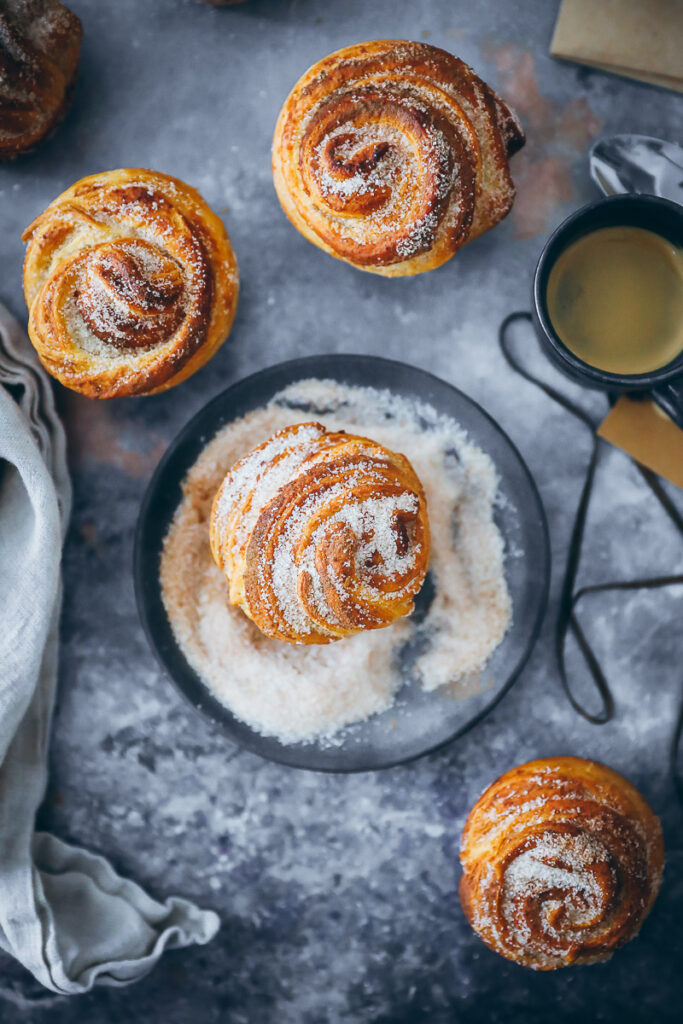 einfaches Cruffins rezept recipe Marzipanfüllung baking bakefeed feedfeed