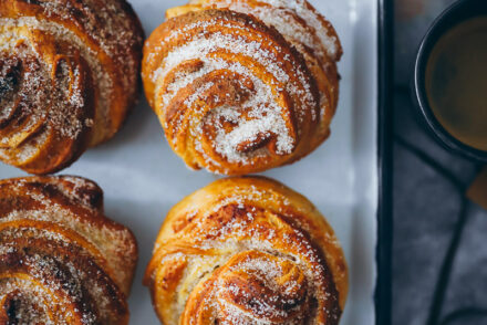 einfaches Cruffins rezept recipe Marzipanfüllung baking bakefeed feedfeed