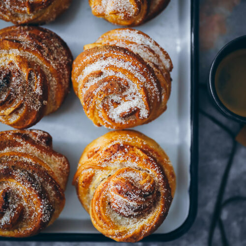 einfaches Cruffins rezept recipe Marzipanfüllung baking bakefeed feedfeed