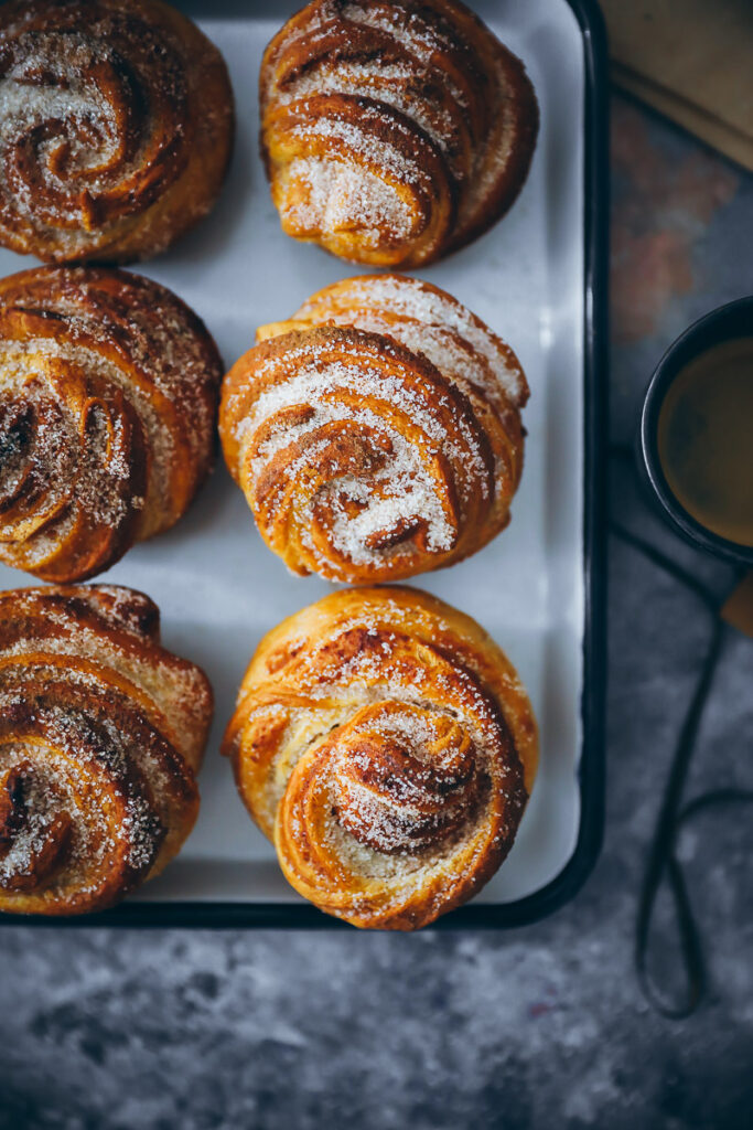 einfaches Cruffins rezept recipe Marzipanfüllung baking bakefeed feedfeed