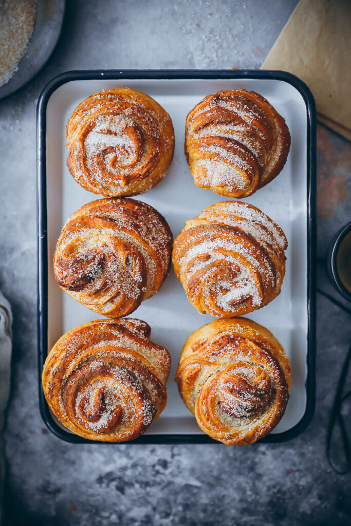 einfaches Cruffins rezept recipe Marzipanfüllung baking bakefeed feedfeed