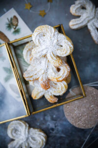 Wiener Spritzgebäck Rezept Viennese Swirls einfache Weihnachtsplätzchen Weihnachtsgebäck Butterplätzchen Weihnachtskekse cookies bakefeed feedfeed