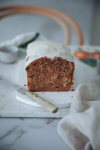 Apfel Gewürzkuchen rezept einfacher saftiger bester Apfelkuchen spiced apple cake mit zimtglasur bakefeed feedfeed zuckerzimtundliebe backblog apfelrezepte