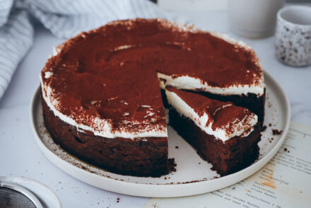 Tiramisu Brownie Rezept Mascarpone einfaches backrezept backen kuchen schokokuchen bakefeed zuckerzimtundliebe food photo