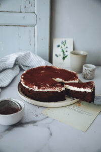 Tiramisu Brownie Rezept Mascarpone einfaches backrezept backen kuchen schokokuchen bakefeed zuckerzimtundliebe food photo