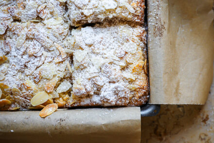 Almond Croissant Blondies Mandel croissants Frangipane füllung rezept bakefeed zuckerzimtundliebe einfacher kuchen selber backen